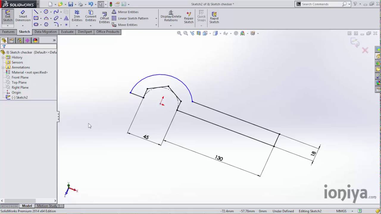 1280x720 Sketch Checker In Solidworks - Check Sketch