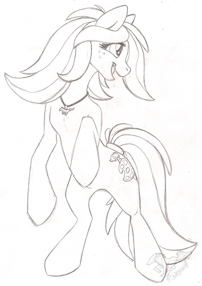 690x975 Butterscotch Cheesecake Sketch Weasyl - Cheesecake Sketch