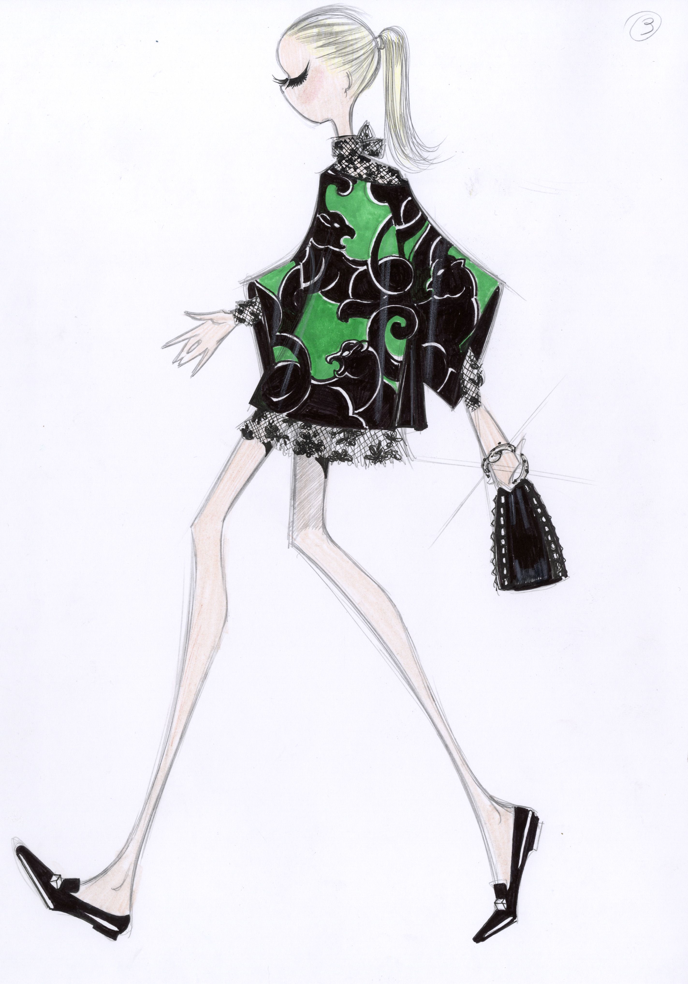 2846x4071 Giraffe, Jaguar, Tiger, Cheetah, Zebra And Panther Prints Are Part - Cheetah Print Sketch