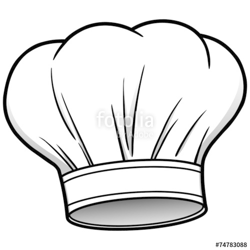 Chef Hat Sketch at PaintingValley.com | Explore collection of Chef Hat ...
