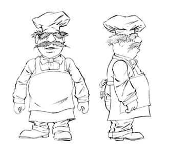 334x302 Image - Chef Sketch