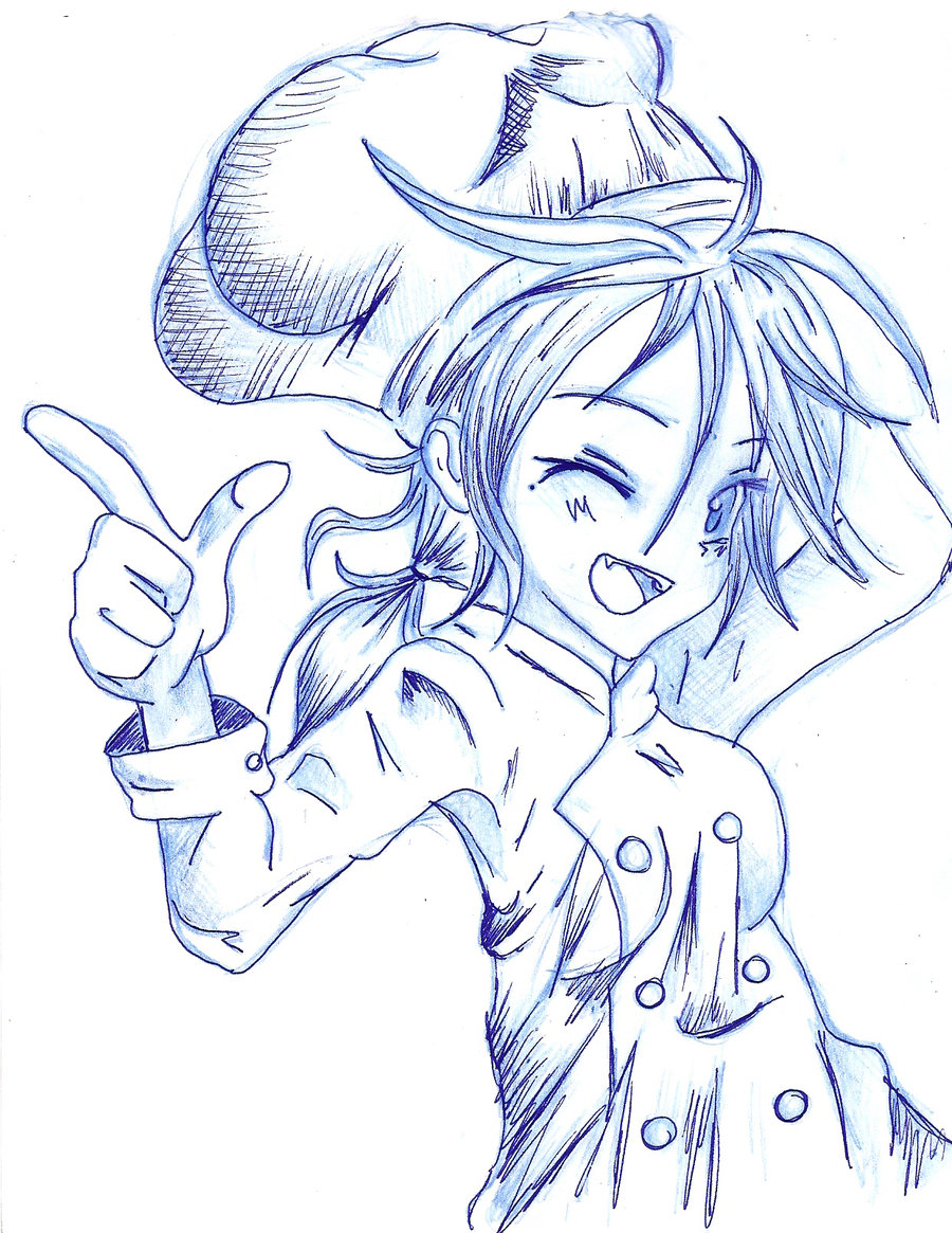 900x1165 Sketch Caro The Chef By Tsubame Arba Del - Chef Sketch
