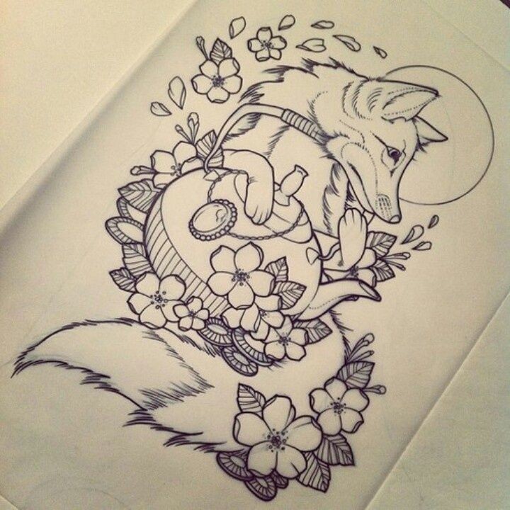 720x720 Cherry Blossom Tattoo Designs - Cherry Blossom Tattoo Sketch