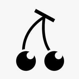 260x260 Cherry Silhouette, Cherry, Sketch, Fruit Png And Vector For Free - Cherry Sketch