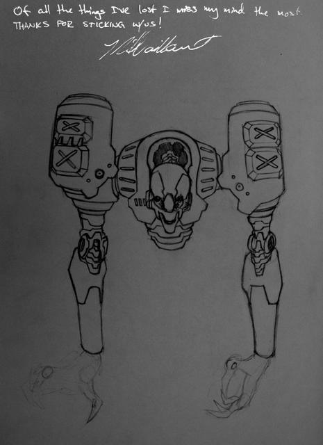 465x640 Cherub Sketch By Mike Vaillancourt - Cherub Sketch