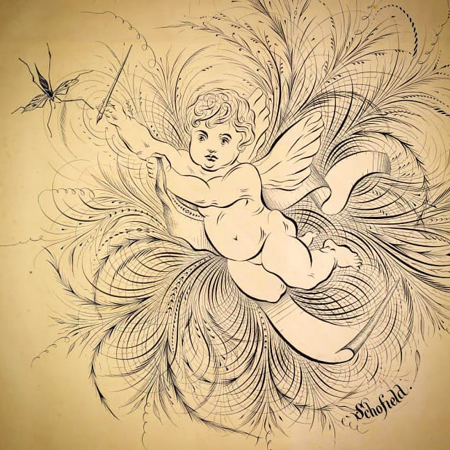 647x647 Cherub - Cherub Sketch