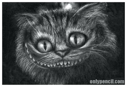 440x303 Cheshire Cat Sketch Cat Cheshire Cat Smile Sketch Lacquer.top - Cheshire Cat Sketch