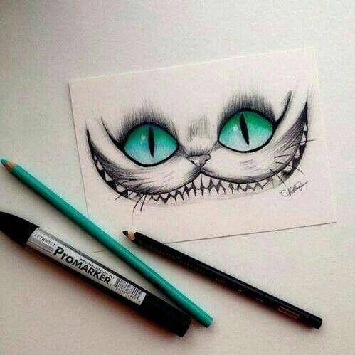 499x499 Cheshire Love Cheshire And Alice Things Draw - Cheshire Cat Sketch
