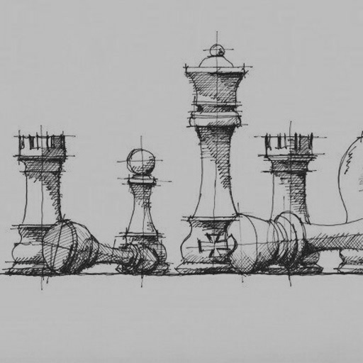 512x512 Got7 As Chess Pieces Got7 Amino - Chess Board Sketch