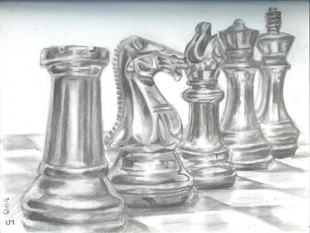 Chess Board Sketch at Explore collection of Chess