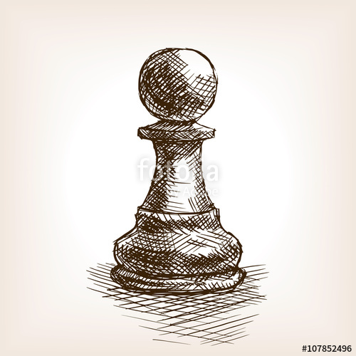 Chess Knight Sketch at PaintingValley.com | Explore collection of Chess ...