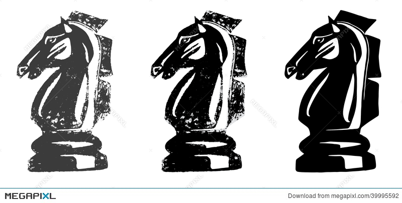 800x405 Chess Knight Horse Illustration 39995592 - Chess Knight Sketch