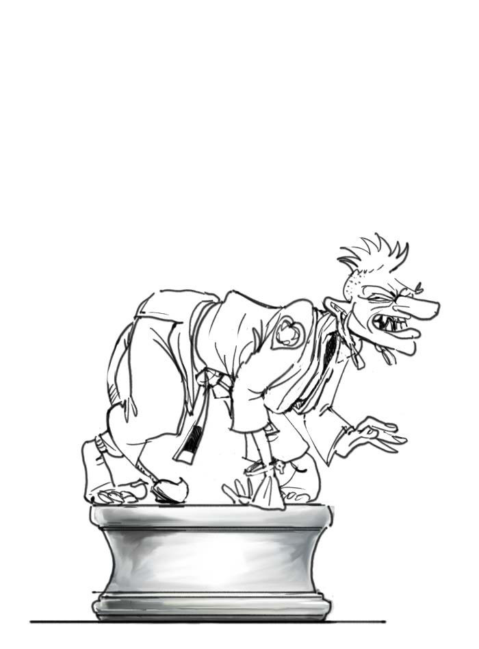 700x947 Artstation - Chess Pieces Sketch