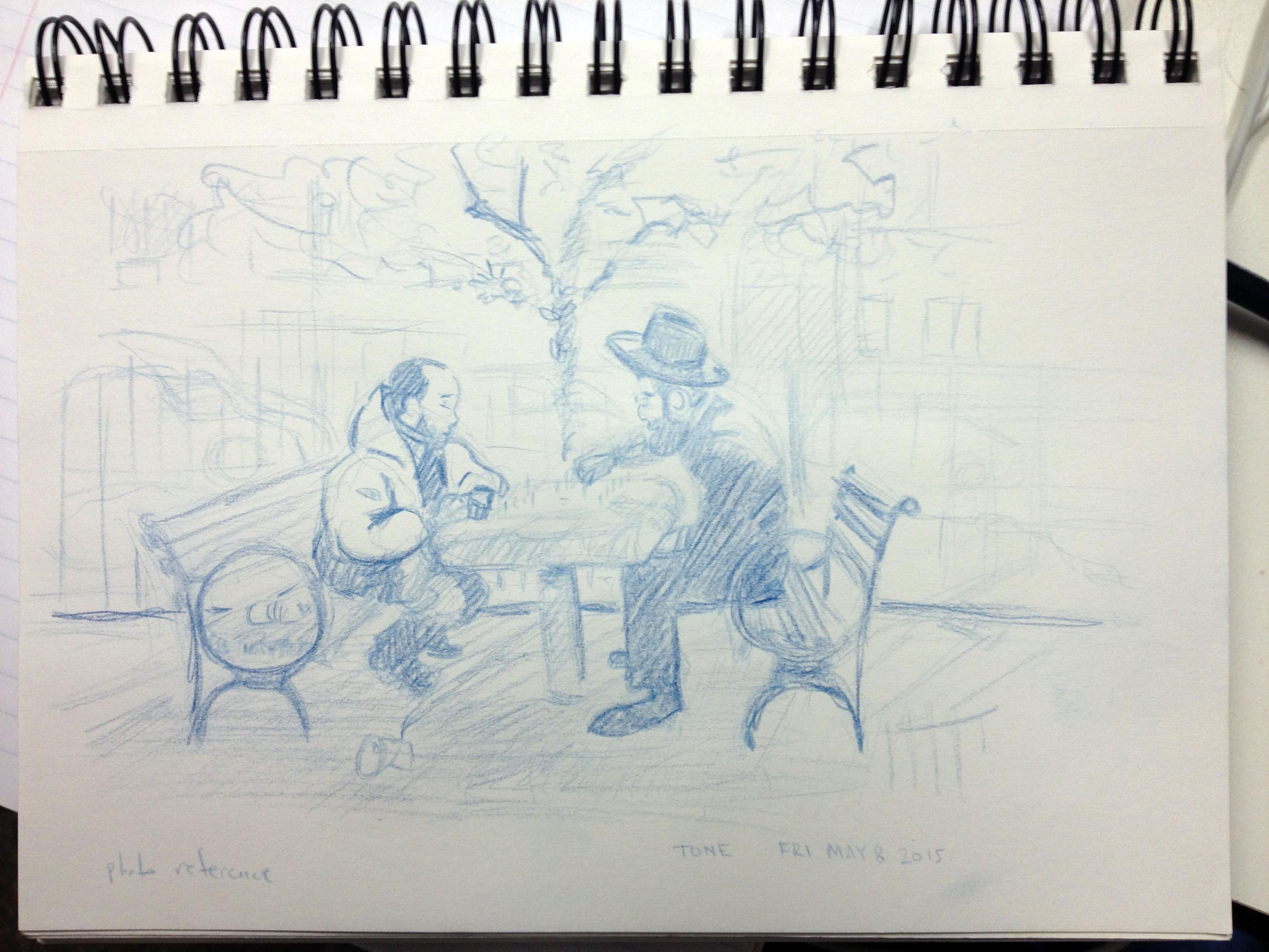 3264x2448 Chess Sketch - Chess Sketch