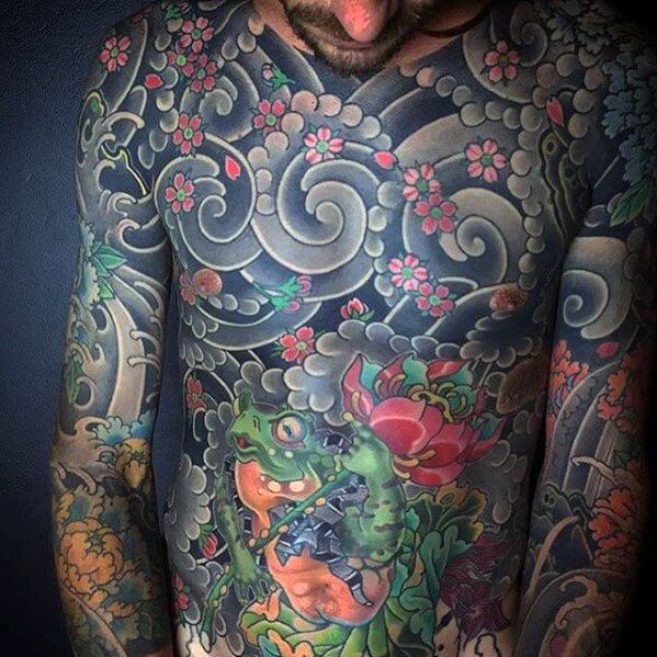 599x599 Top 103 Best Japanese Tattoos For Men Improb - Chest Tattoo Sketch