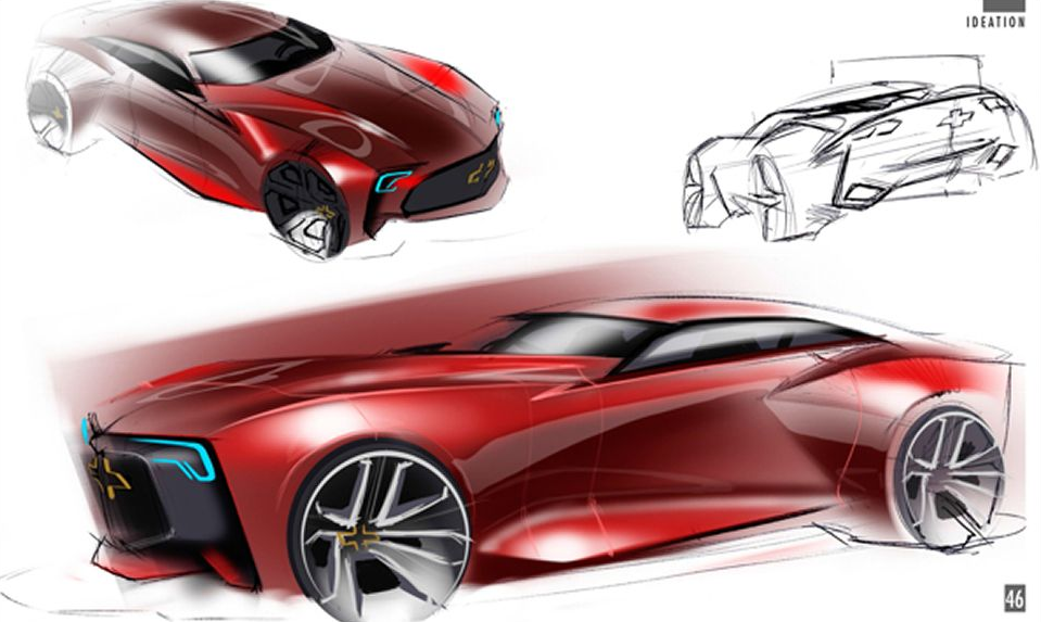 959x573 Next Generation Chevrolet Camaro Previewed By 13 Scale Model - Chevrolet Camaro Sketch