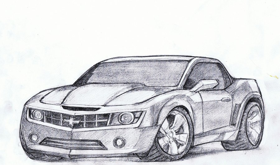 900x533 Chevrolet Camaro By Catzav3ncu - Chevy Camaro Sketch