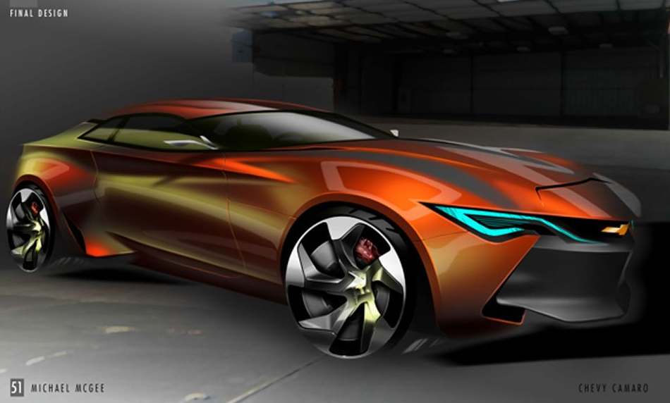 950x572 Next Generation Chevrolet Camaro Previewed By 13 Scale Model - Chevy Camaro Sketch