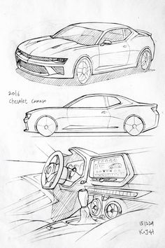 236x354 How To Draw A Race Car How To Draw A Camaro, Step By Step, Cars - Chevy Camaro Sketch