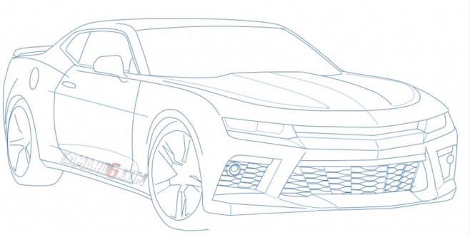 658x333 Attempt - Chevy Camaro Sketch