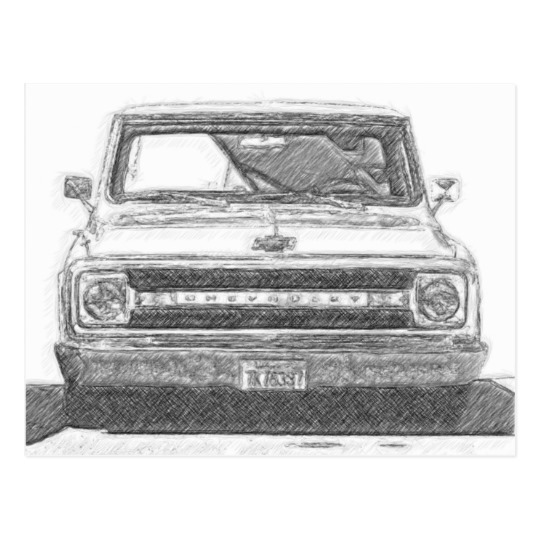 Chevy Silverado Sketch at PaintingValley.com | Explore collection of