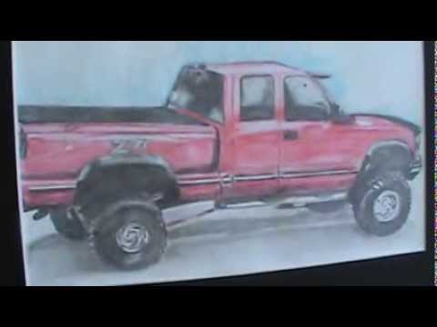 480x360 Drawing Of My 1997 Chevy Z71 Silverado Drawing Live Truck - Chevy Silverado Sketch