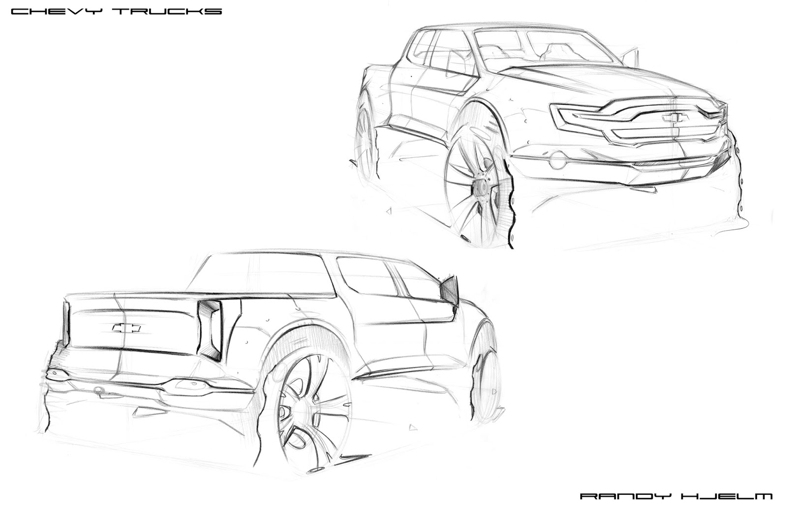 Chevy Silverado Sketch at PaintingValley.com | Explore collection of