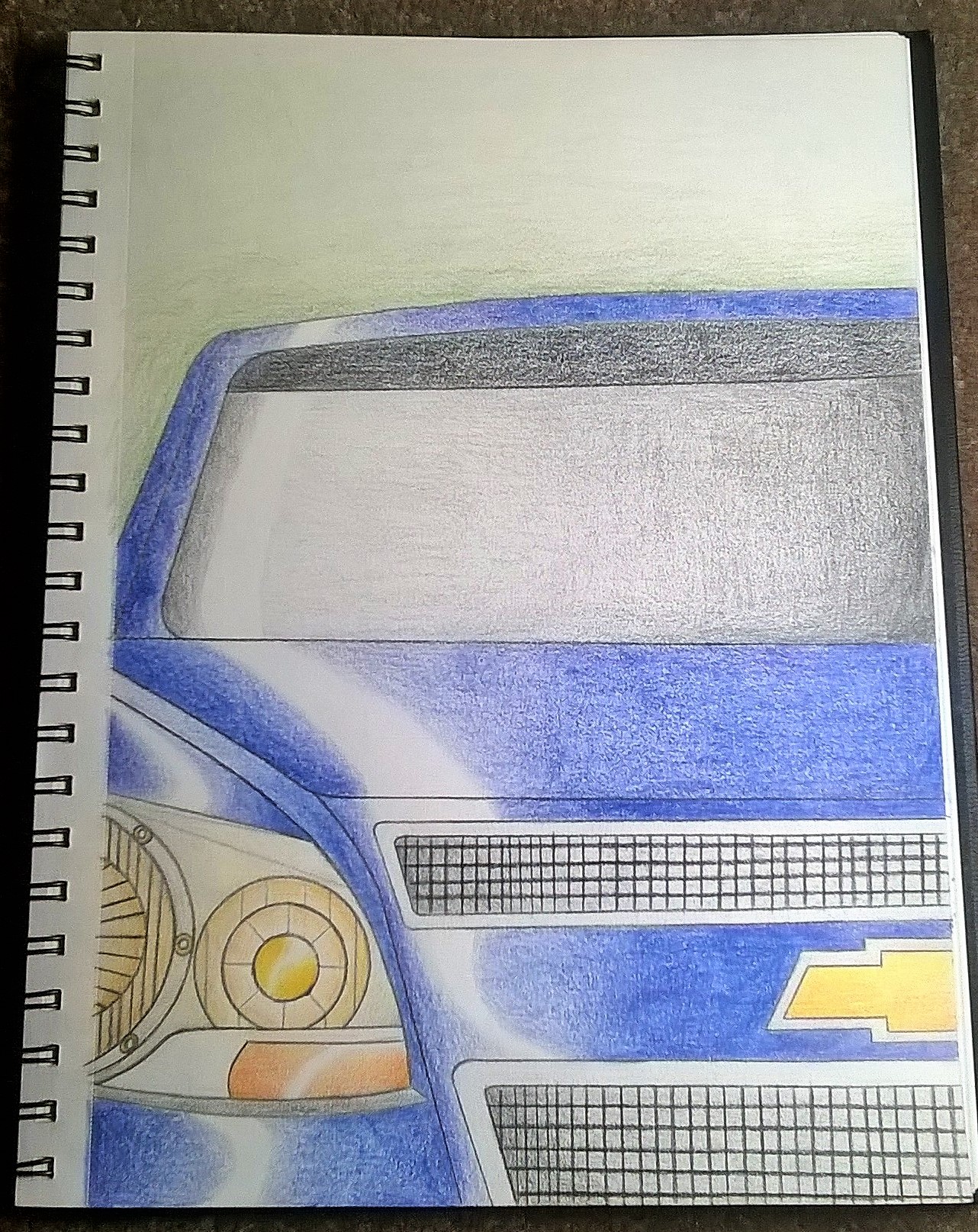 1282x1614 Chevy Malibu Sketch Gift Weasyl - Chevy Sketch