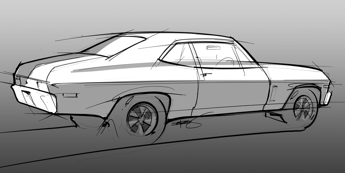 1200x602 Scottdesigner My Automotive Design Sketchbook - Chevy Sketch