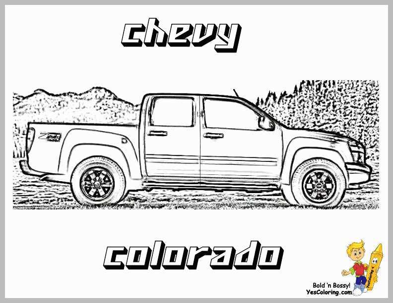 792x612 Chevy Truck Coloring Pages Marvelous American Pickup Truck - Chevy Truck Sketch
