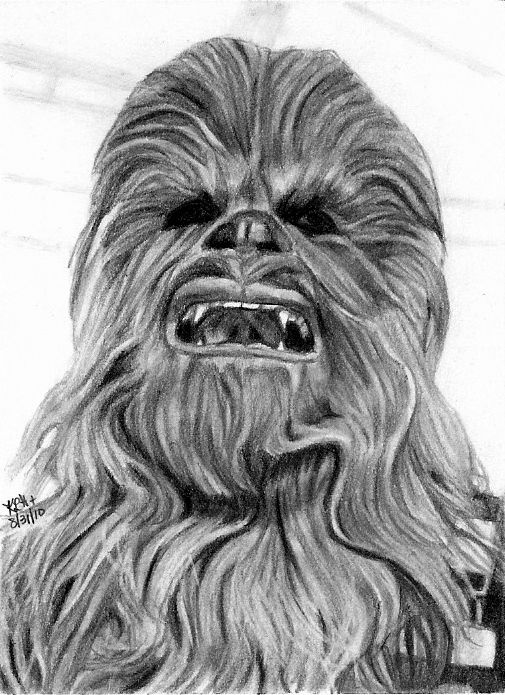 505x695 Pin By Grace H. On Beautiful! ! Chewbacca, Star Wars - Chewbacca Sketch
