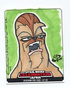239x300 Star Wars Celebration Japan Spencer Brinkerhoff Iii Chewbacca - Chewbacca Sketch