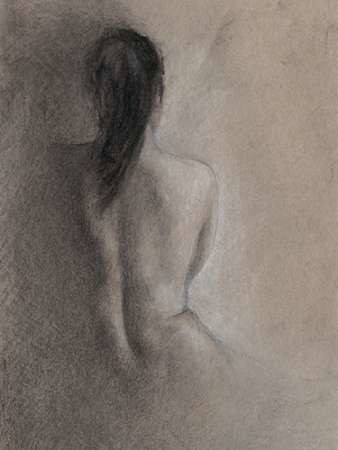 338x450 Chiaroscuro Figure Drawing Ii By Artist Harper, Ethan - Chiaroscuro Sketch