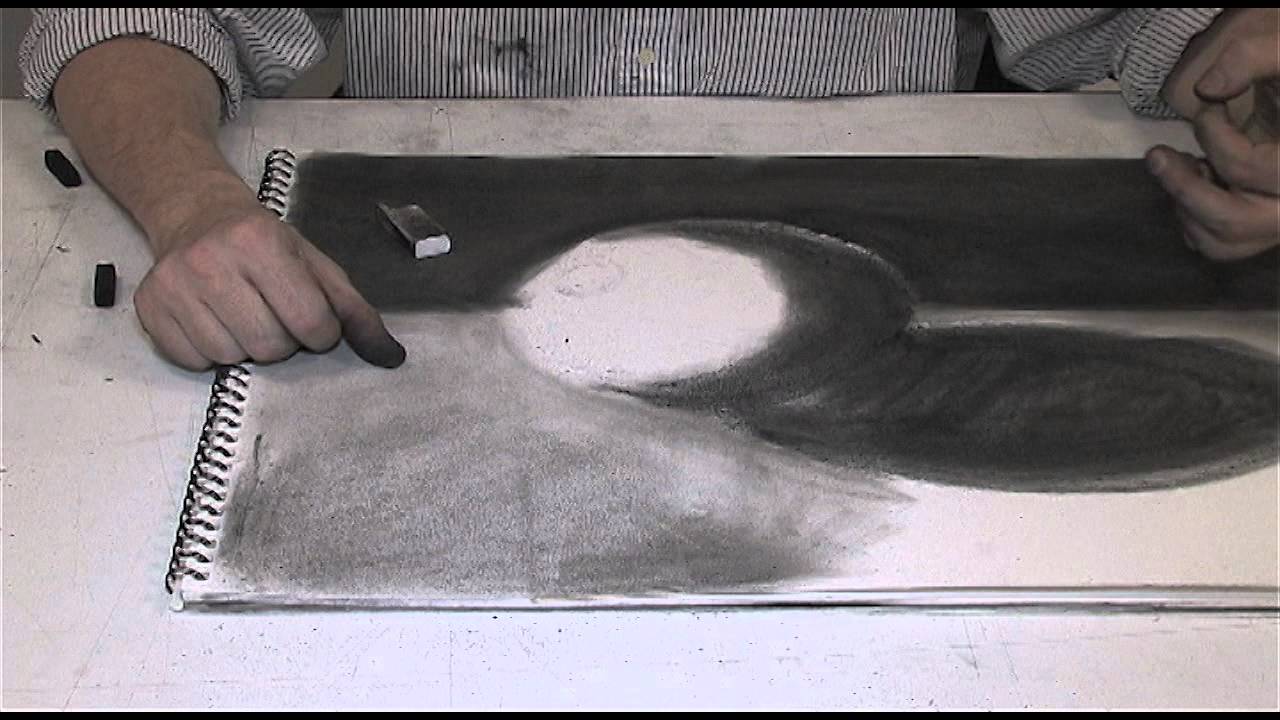 1280x720 How To Make A Chiaroscuro Drawing.mpg - Chiaroscuro Sketch