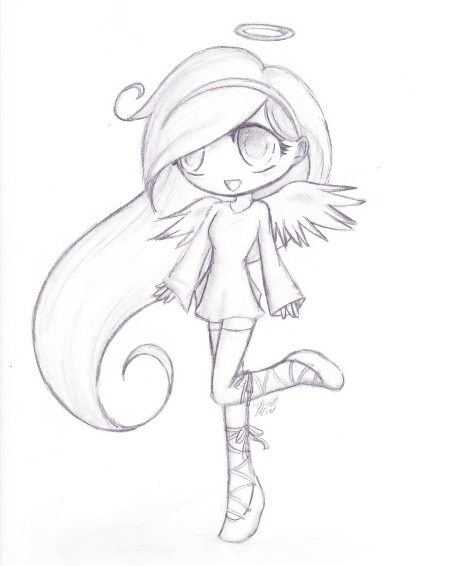 900x1115 Chibi Girl Sketch Pictures Cute Chibi Girls Drawings, - Chibi Girl Sketch