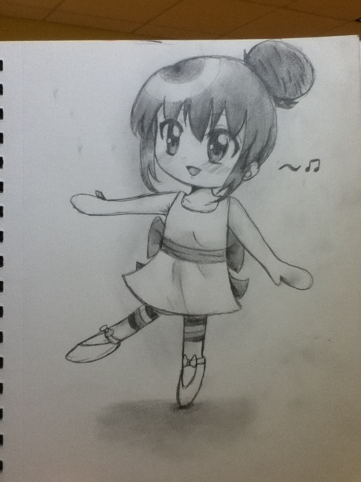 720x960 Chibi Girl Sketch By Shoujomanga Hime - Chibi Girl Sketch