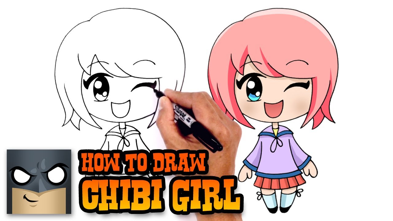 1280x720 How To Draw Chibi Girl Drawing Tutorial - Chibi Girl Sketch