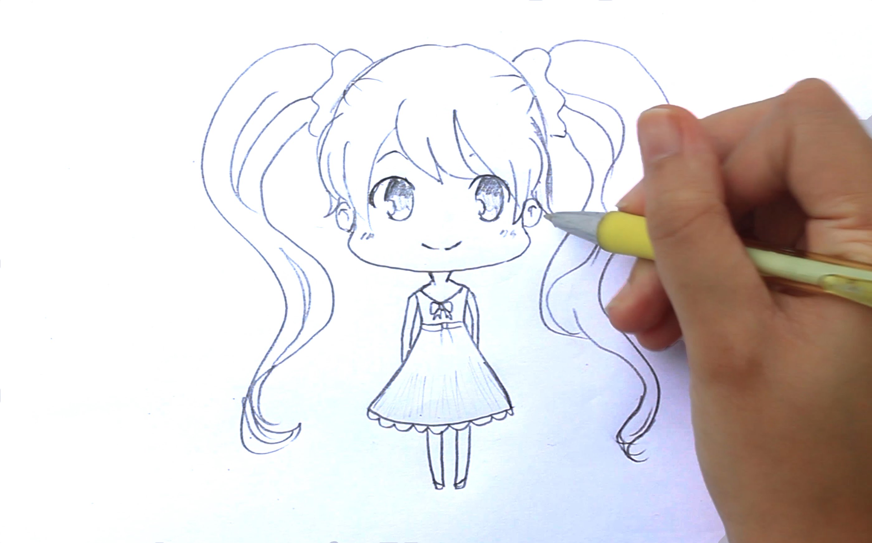 Chibi Cute Anime Drawings Chibi Easy Drawings Of Girls Diiantedoespelho