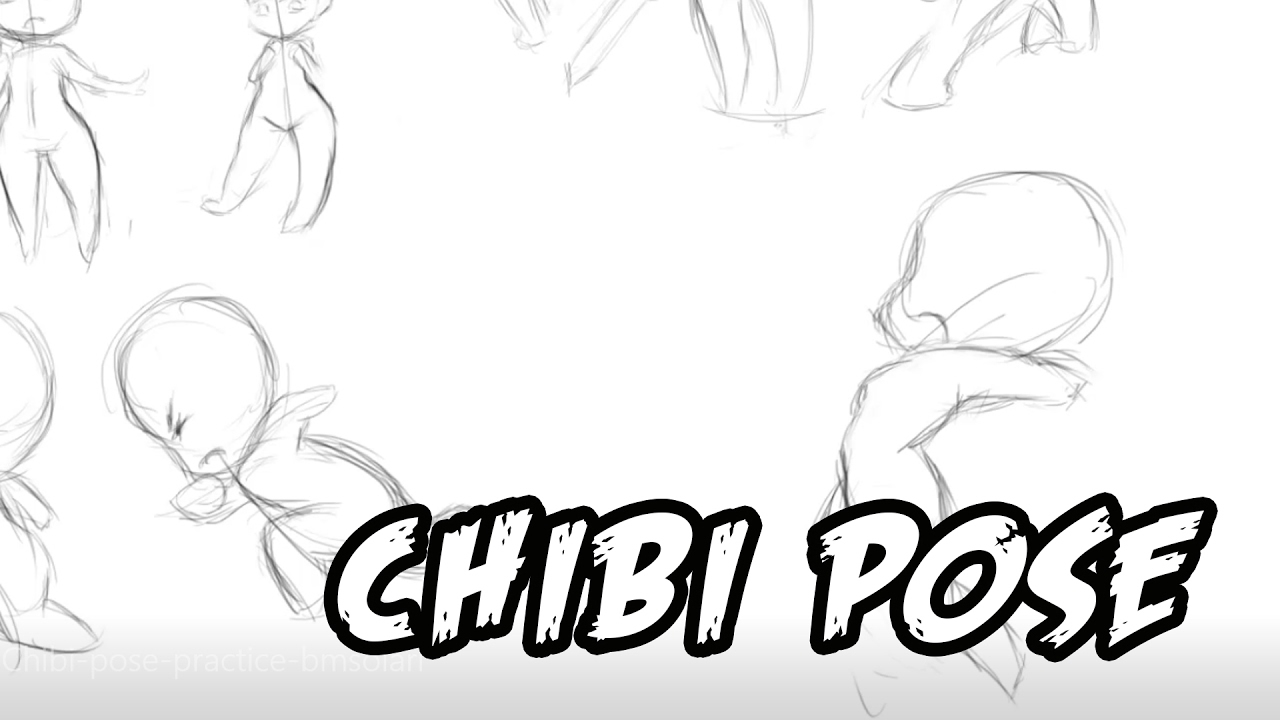 1280x720 Chibi Pose Study From Reference Bmsolari - Chibi Sketch