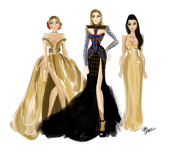 640x540 Chic Sketch Blending Fashion Illustrations With Cutting Edge - Chic Sketch