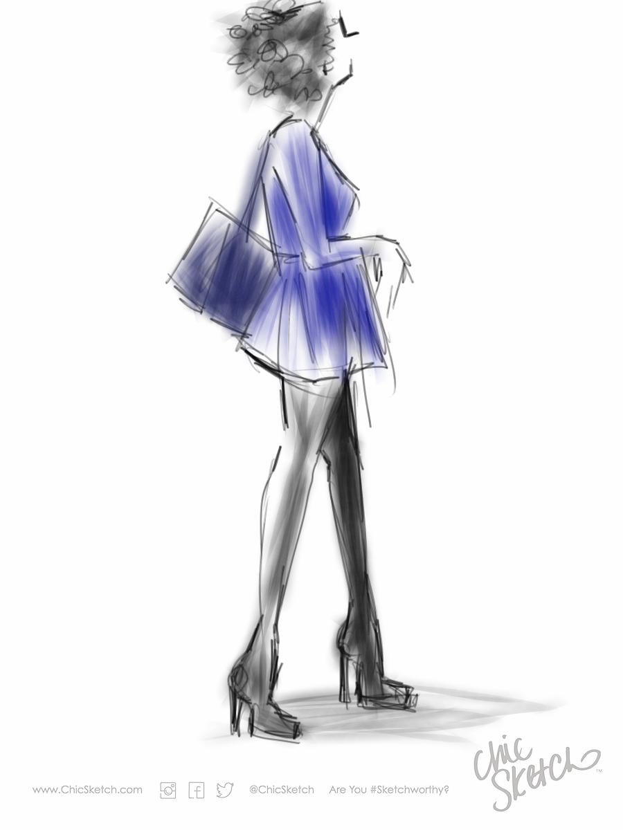 900x1200 Lady Tech Tuesday Chic Sketch Makes You - Chic Sketch