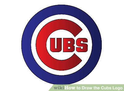 401x295 How To Draw The Cubs Logo 5 Steps (With Pictures) - Chicago Cubs Sketch