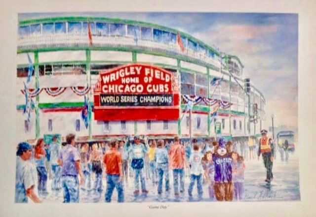 640x441 Products Archive Paul Ashack Studios - Chicago Cubs Sketch