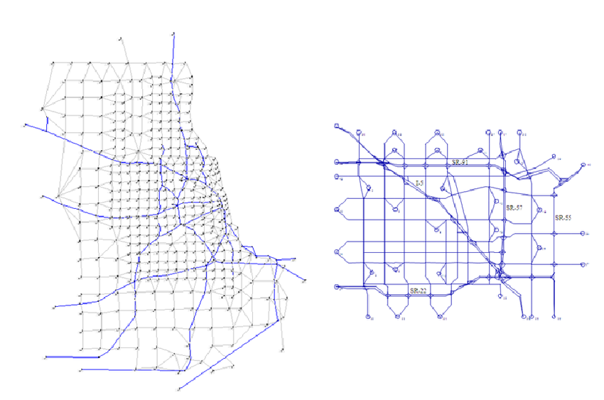 850x563 Chicago Sketch Network (Left) And Anaheim, California Network - Chicago Sketch