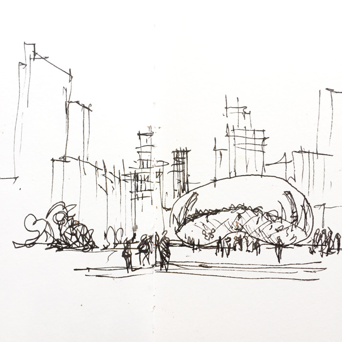 700x700 In Chicago! - Chicago Sketch