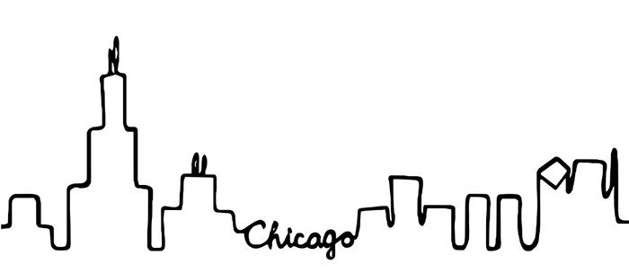 Chicago Skyline Sketch at PaintingValley.com | Explore collection of ...