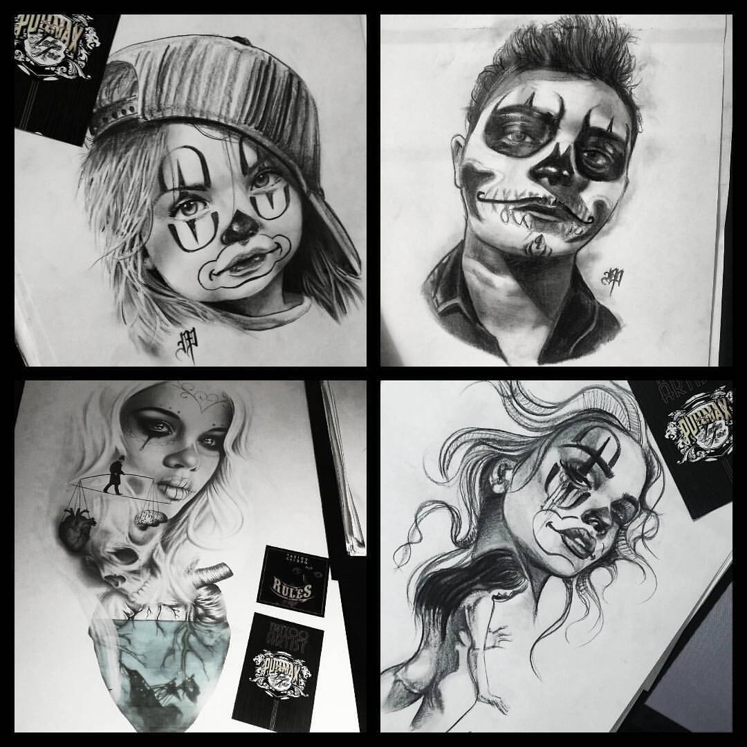 1080x1080 Tattoo Art Some Of My Sketches In Chicano Style - Chicano Sketches