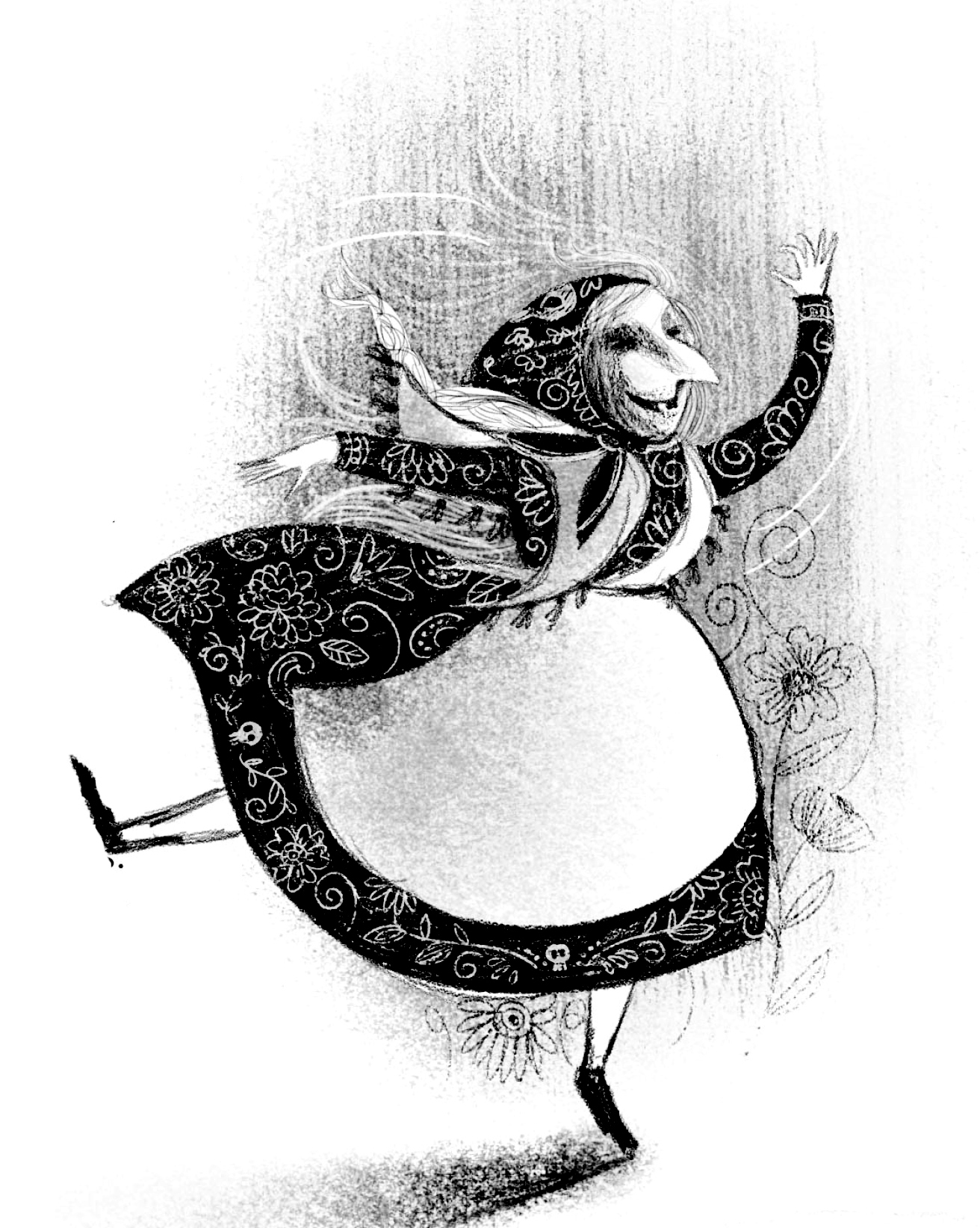 1312x1644 Baba Yaga Chicken Legs The Teaching Booth - Chicken Leg Sketch