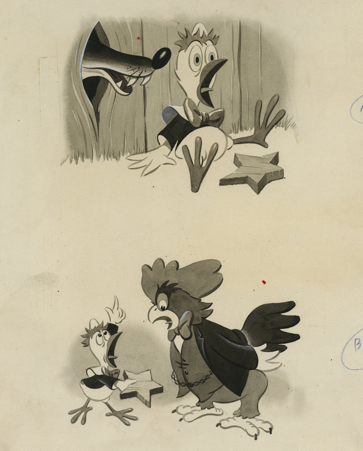 723x900 Chicken Little Book Illustration - Chicken Little Sketch