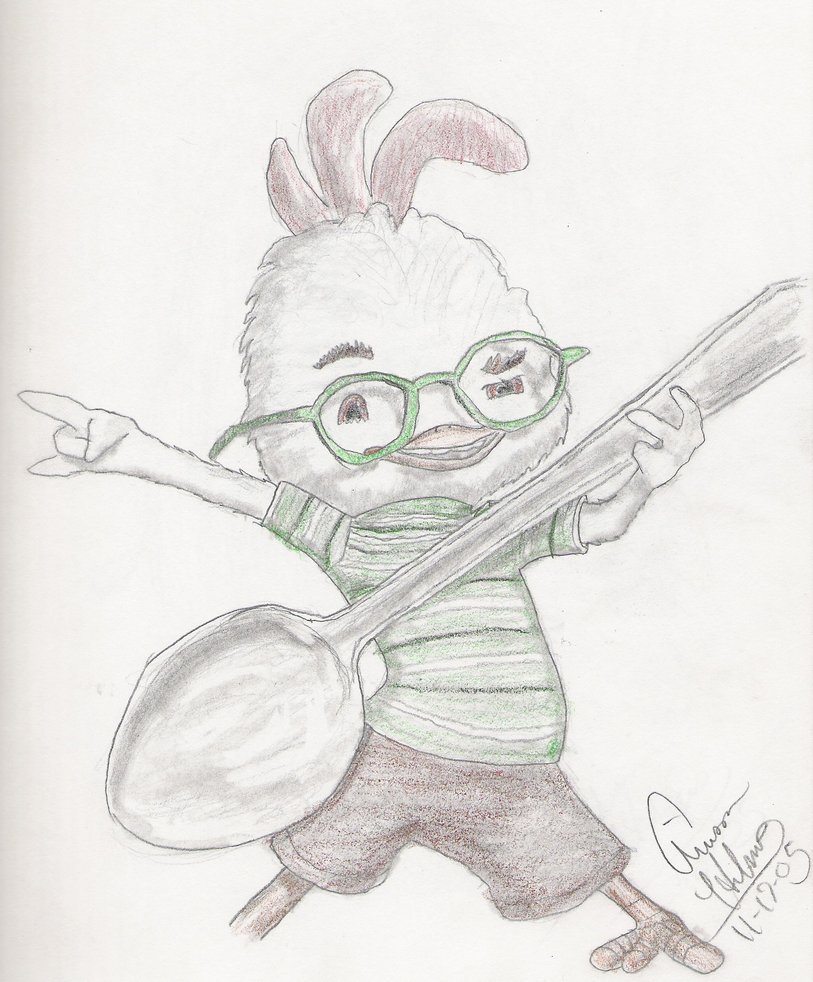 813x982 Chicken Little By Hagane85 - Chicken Little Sketch